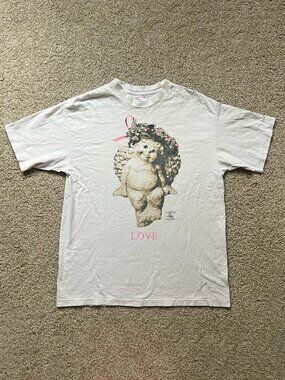 90s Dreamsicles Sculpture Company T-Shirt Cherub Love Coquette Size L